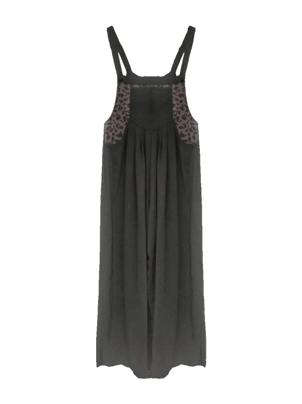 Peto negro animal print