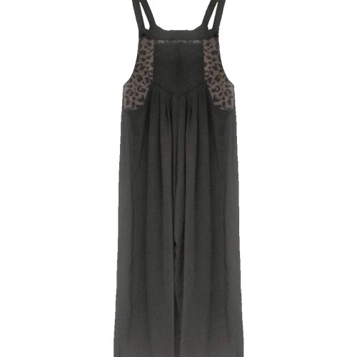 Peto negro animal print